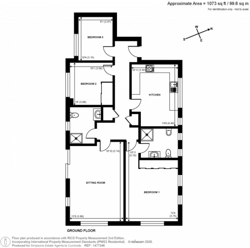 Floorplans For The Warren, Oxshott, Surrey