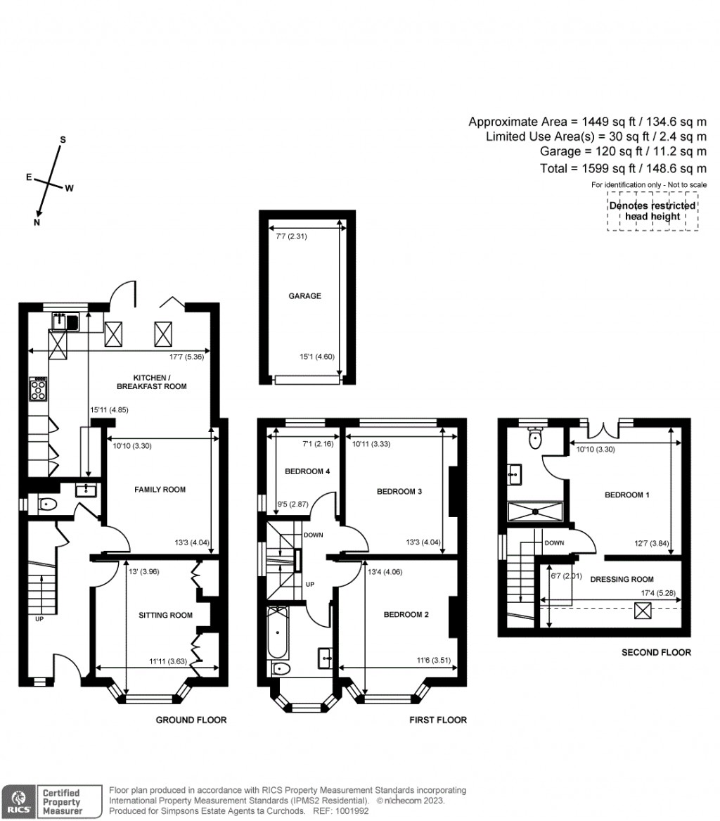 Floorplans For Milbourne Lane, Esher, Surrey