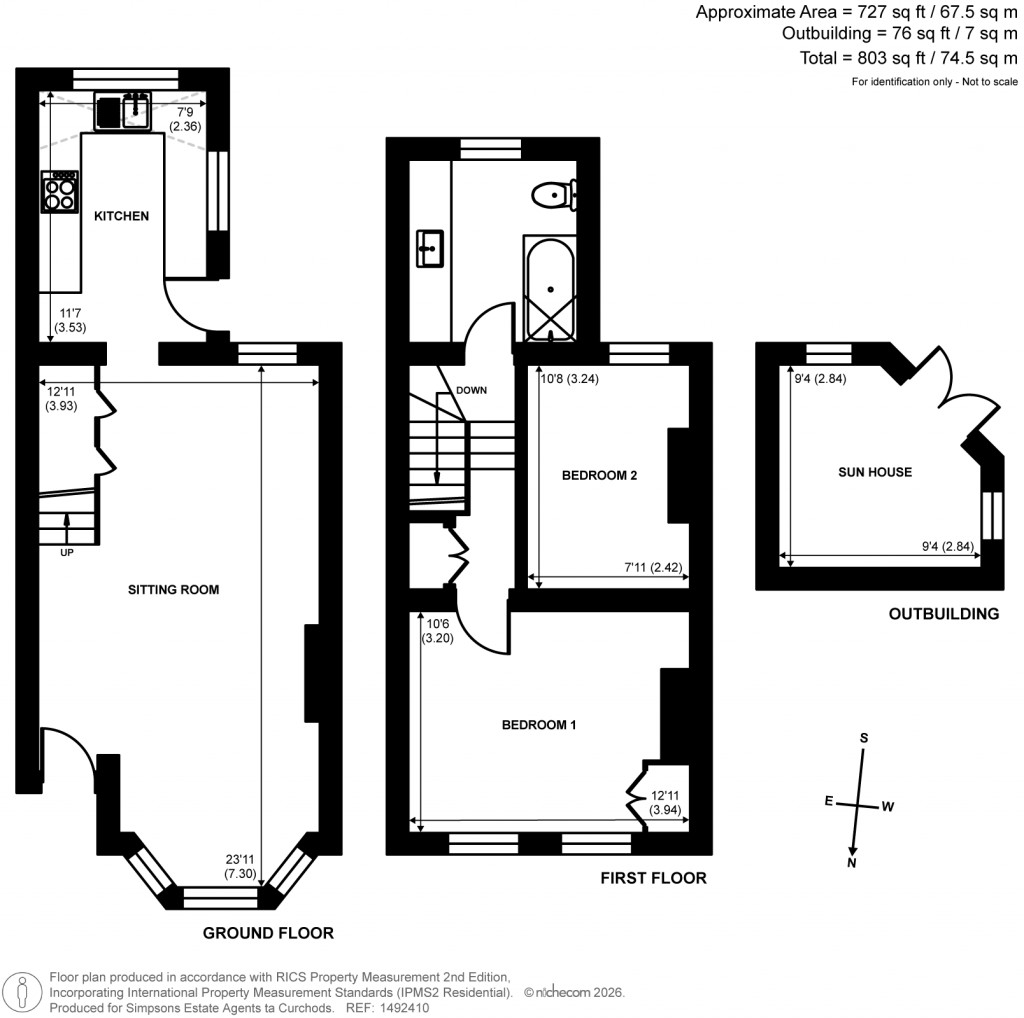Floorplans For Park Square, Esher, Surrey