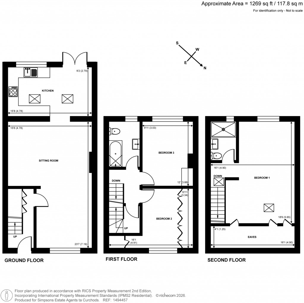 Floorplans For Long Ditton, Surbiton, Surrey