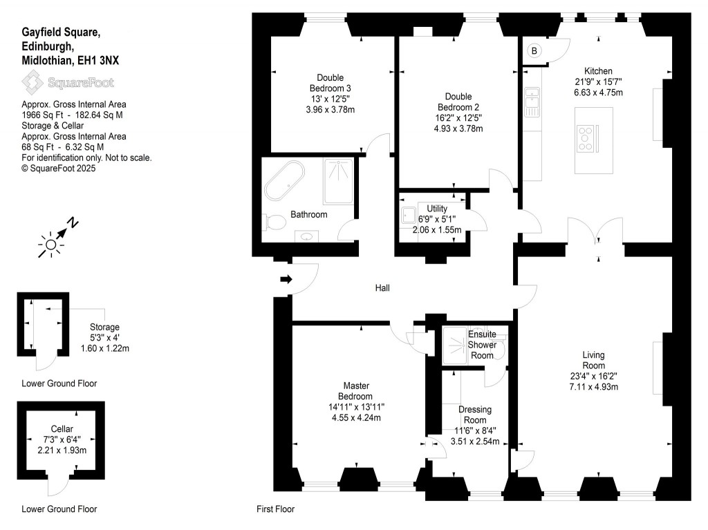 Floorplans For New Town, Edinburgh