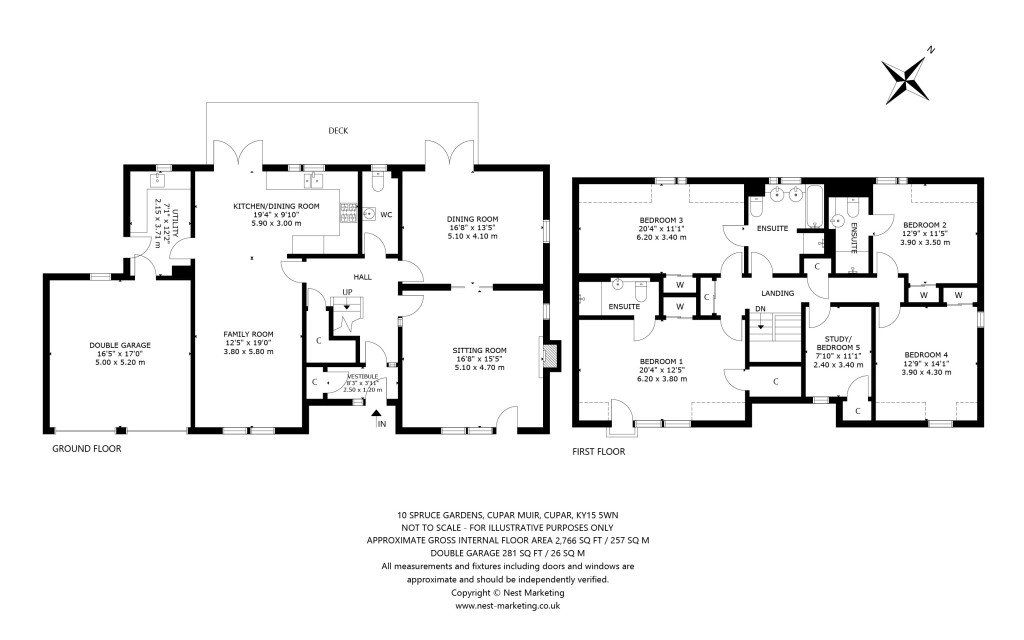 Floorplans For Cupar Muir, Cupar