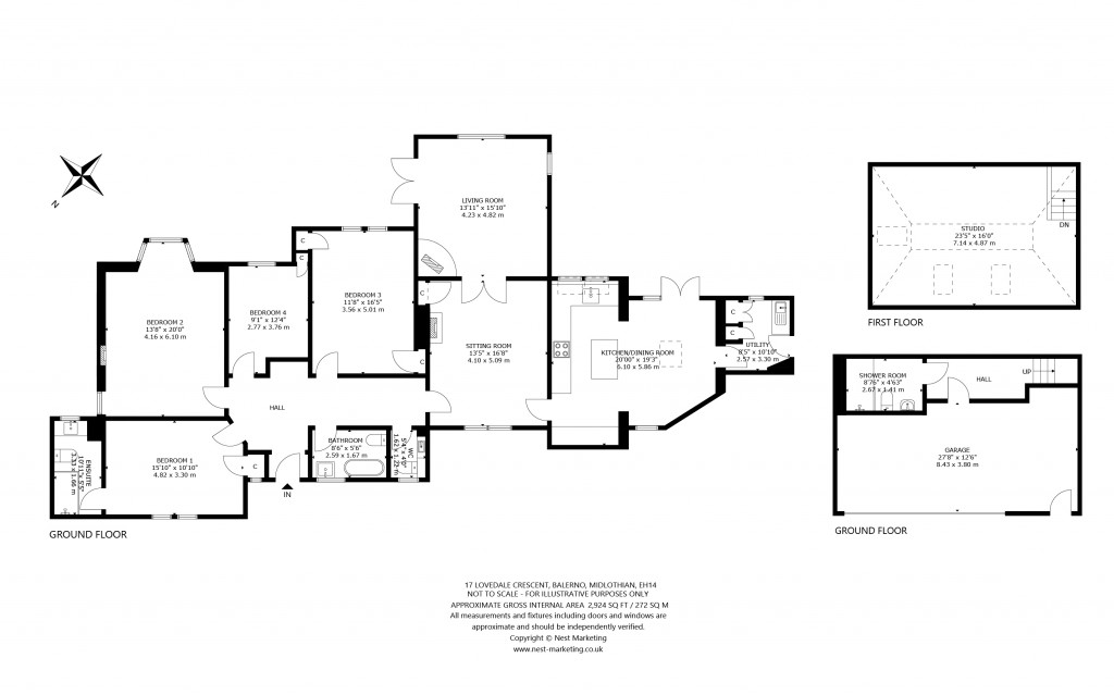Floorplans For Balerno, Midlothian