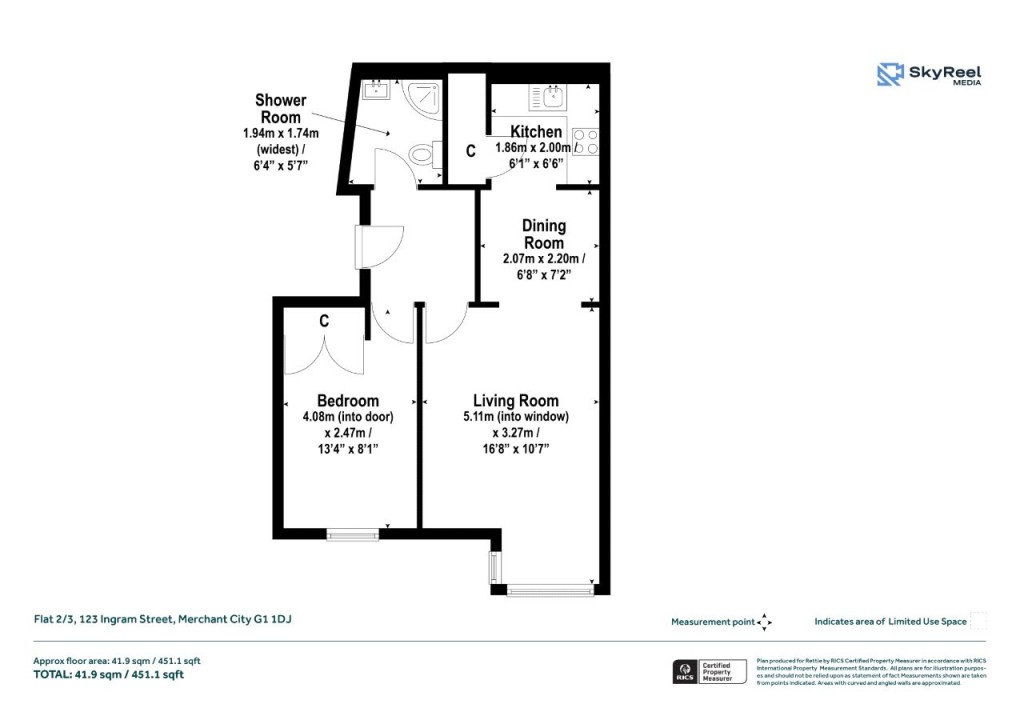 Floorplans For Merchant City, Glasgow City