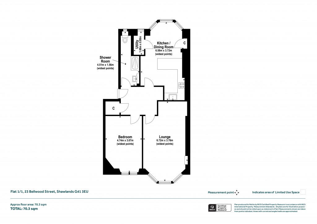 Floorplans For Shawlands, Glasgow