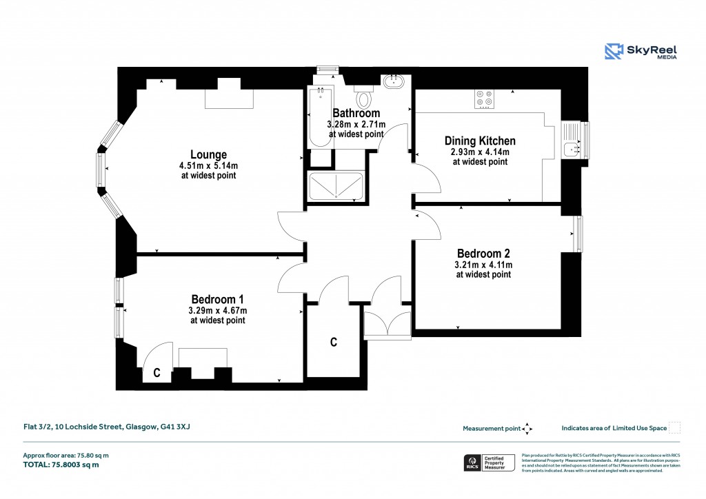 Floorplans For Shawlands, Glasgow
