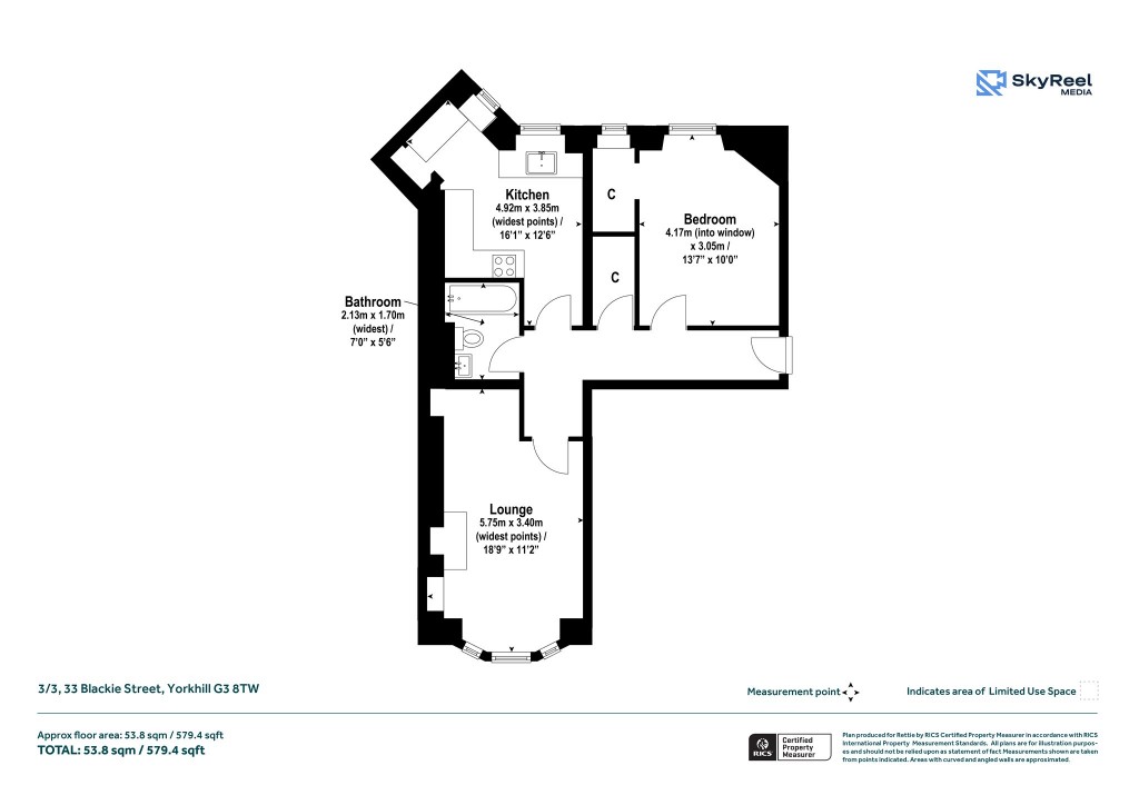 Floorplans For Yorkhill, Glasgow
