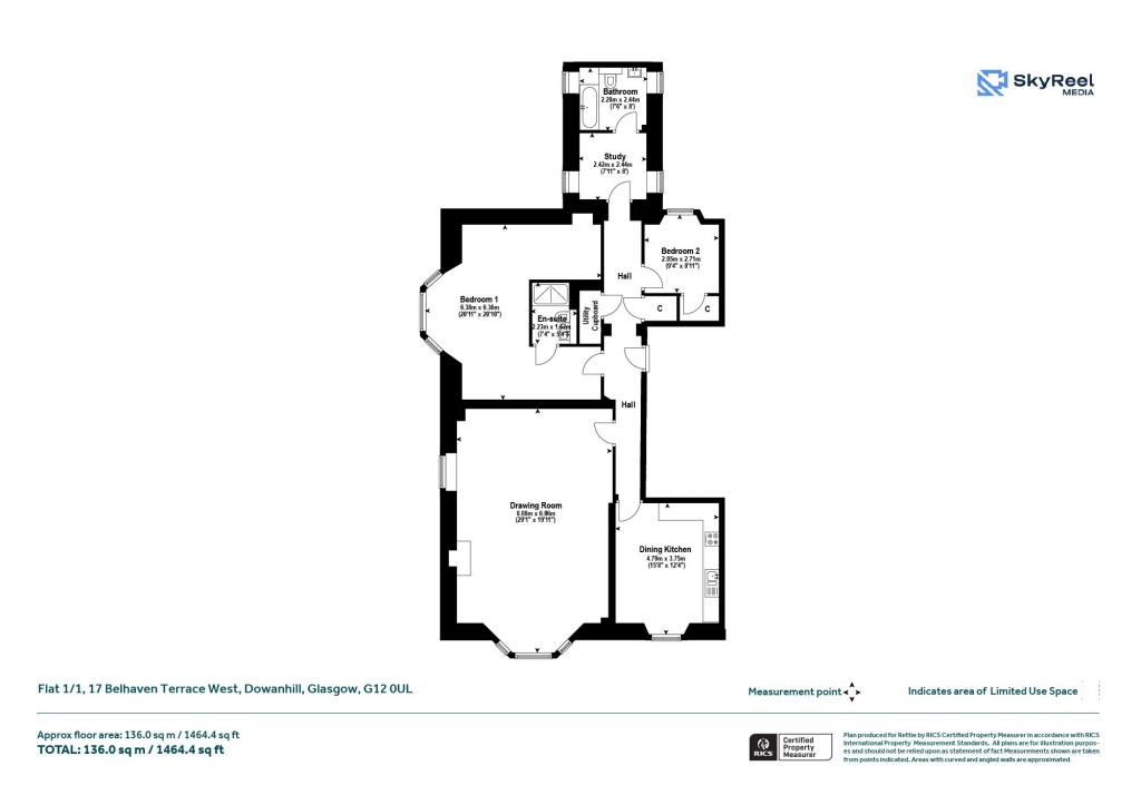 Floorplans For Dowanhill, Glasgow