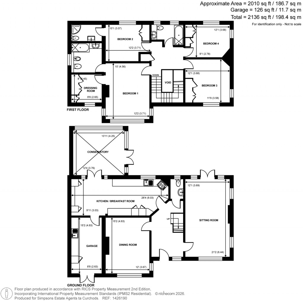 Floorplans For Orchard Road, Shalford, Guildford, Surrey
