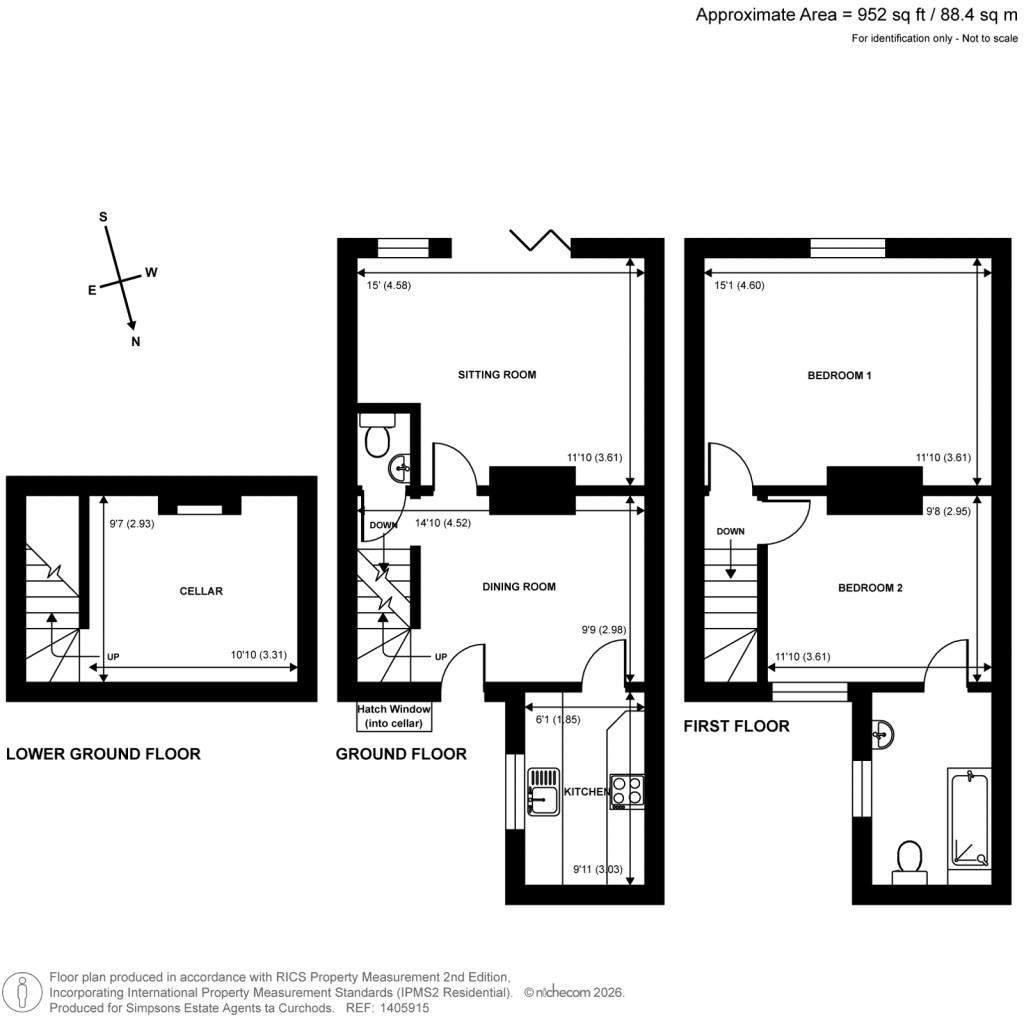 Floorplans For Drummond Road, Guildford, Surrey