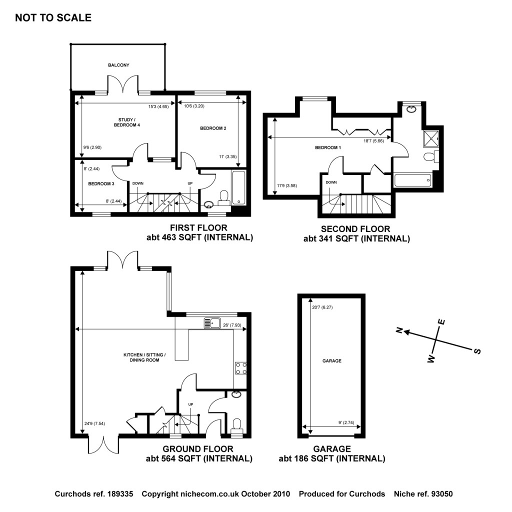 Floorplans For Princess Mary Close, Guildford