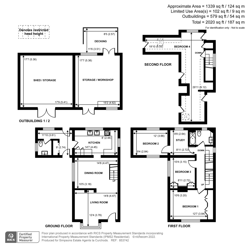 Floorplans For Oak Hill, Wood Street Village, Guildford, GU3