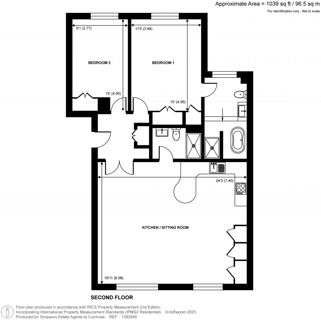 Floorplans For Albury Road, 15 Albury Road, Guildford, Surrey