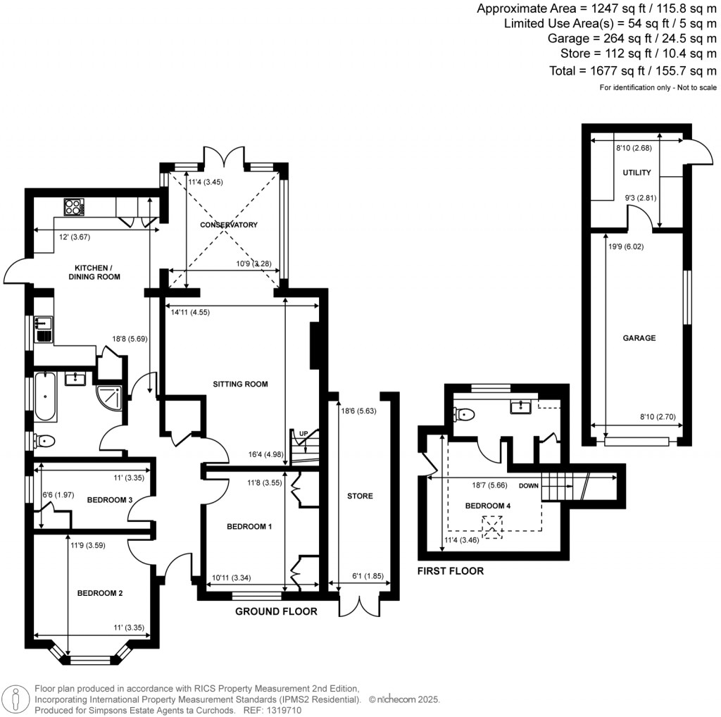 Floorplans For Fairlands, Guildford, Surrey