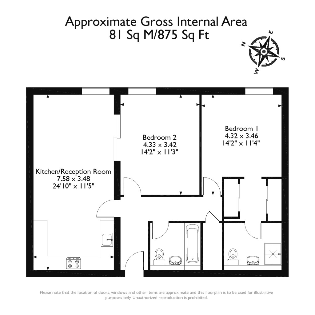 Floorplans For Alexandra Terrace, 4 Alexandra Terrace, Guildford, Guildford, Surrey