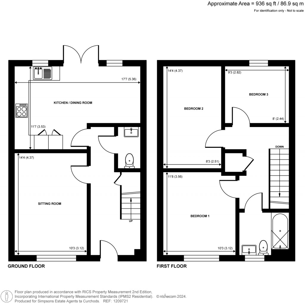 Floorplans For Macdowall Road, Guildford, Surrey