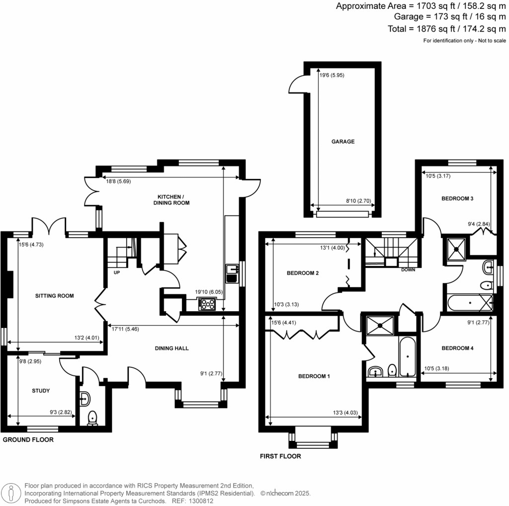 Floorplans For Forster Road, Guildford, Surrey