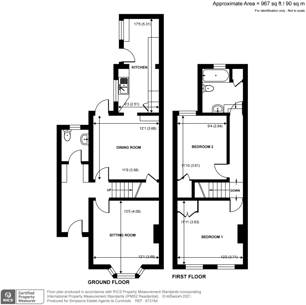 Floorplans For Worplesdon Road, Guildford, GU2