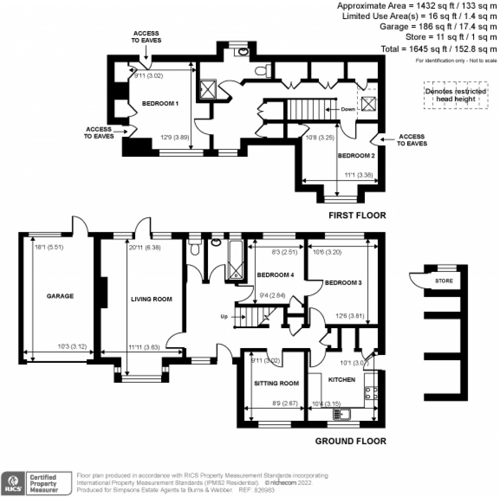 Floorplans For The Mount, Guildford, GU2