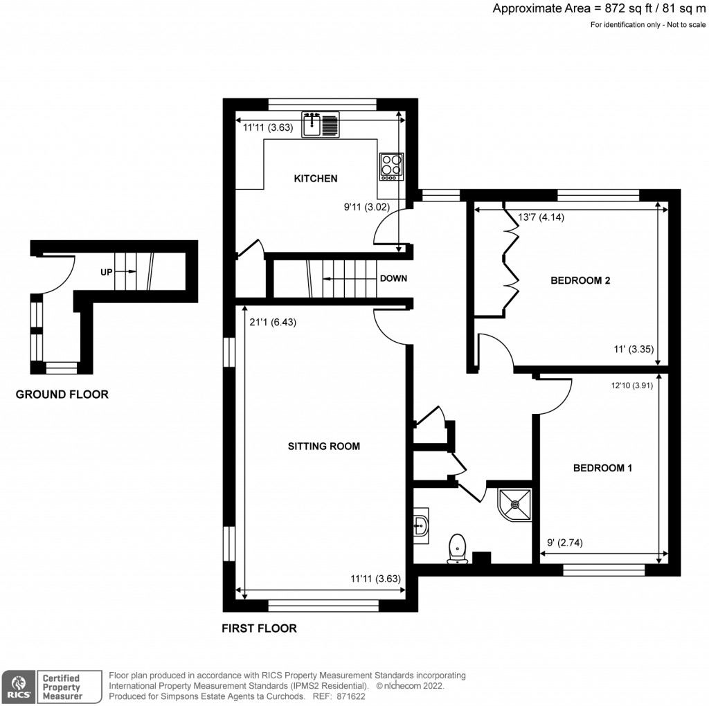 Floorplans For Beechway, Guildford, Surrey