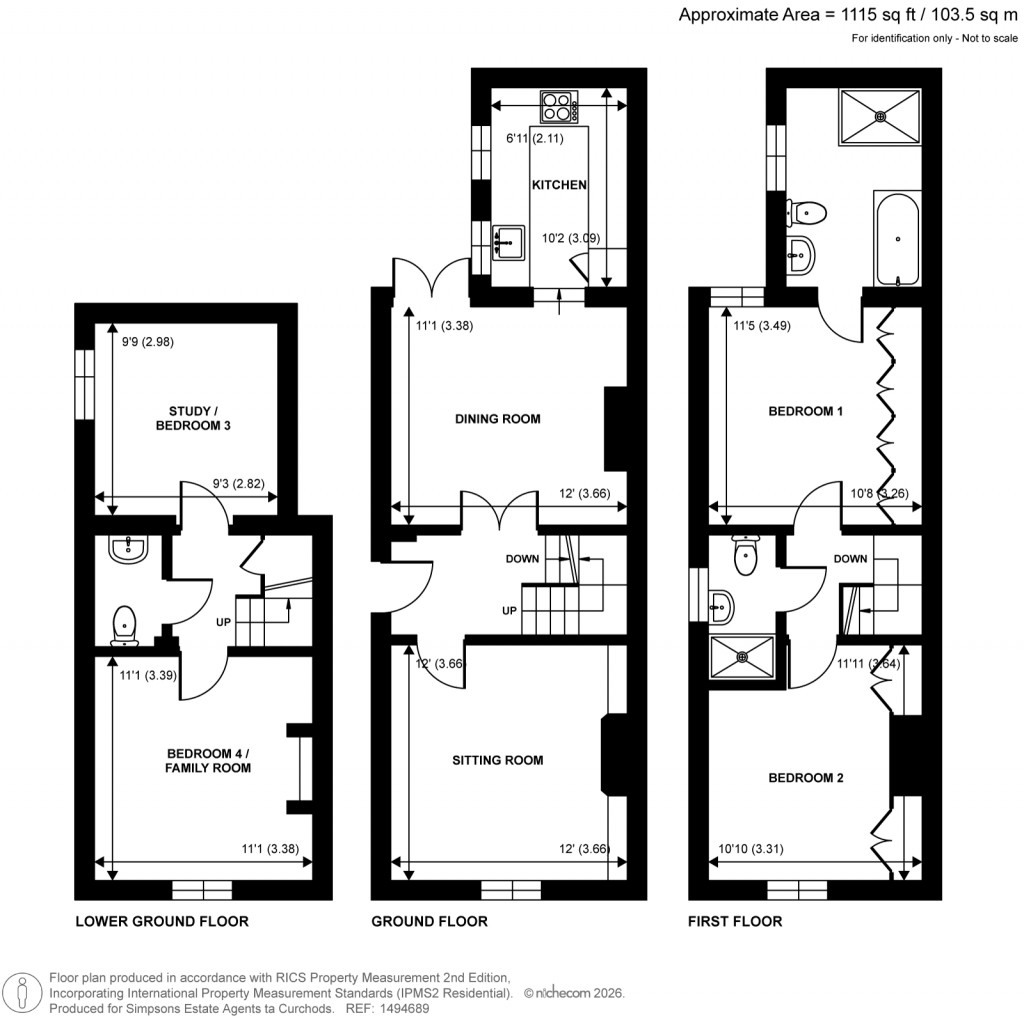 Floorplans For Sydenham Road, Guildford, Surrey
