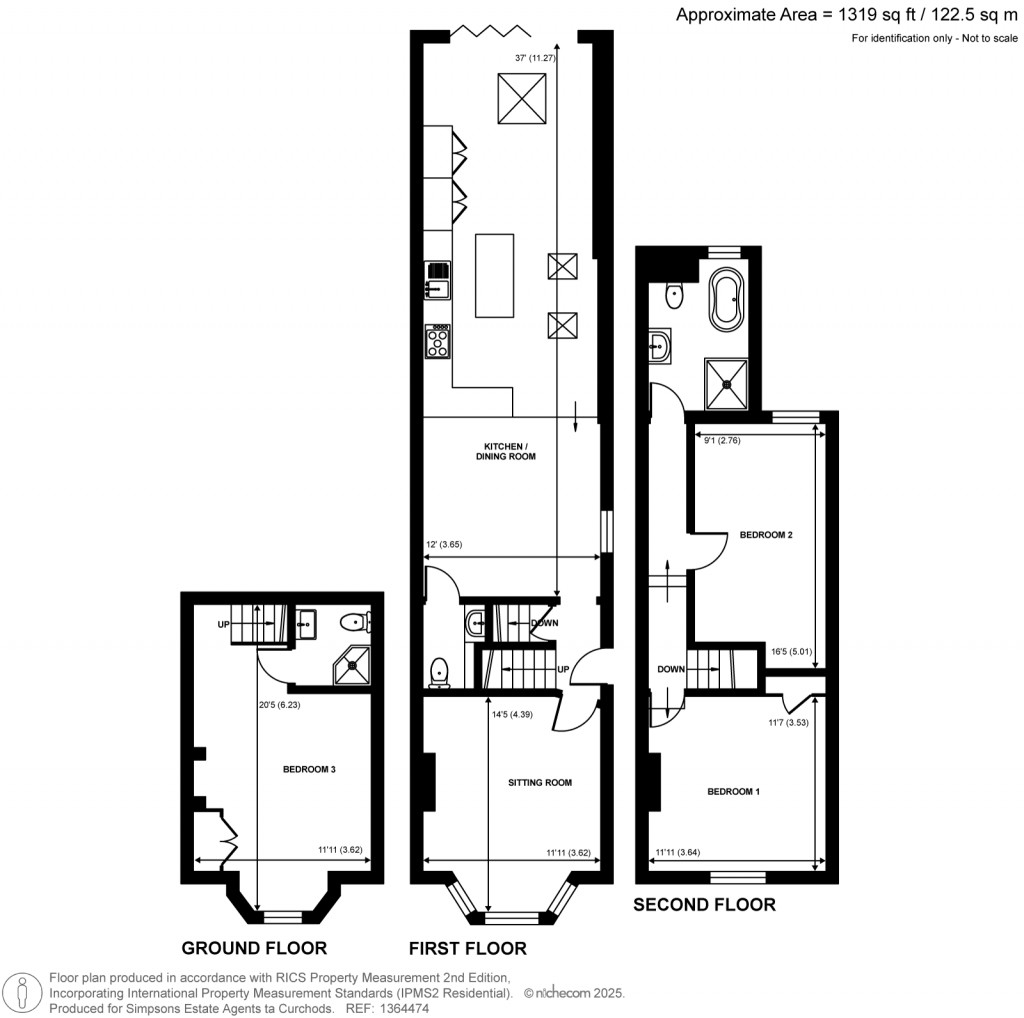 Floorplans For Church Road, Guildford, Surrey