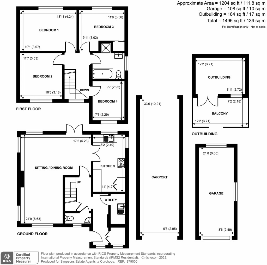 Floorplans For Abbots Close, Guildford, GU2