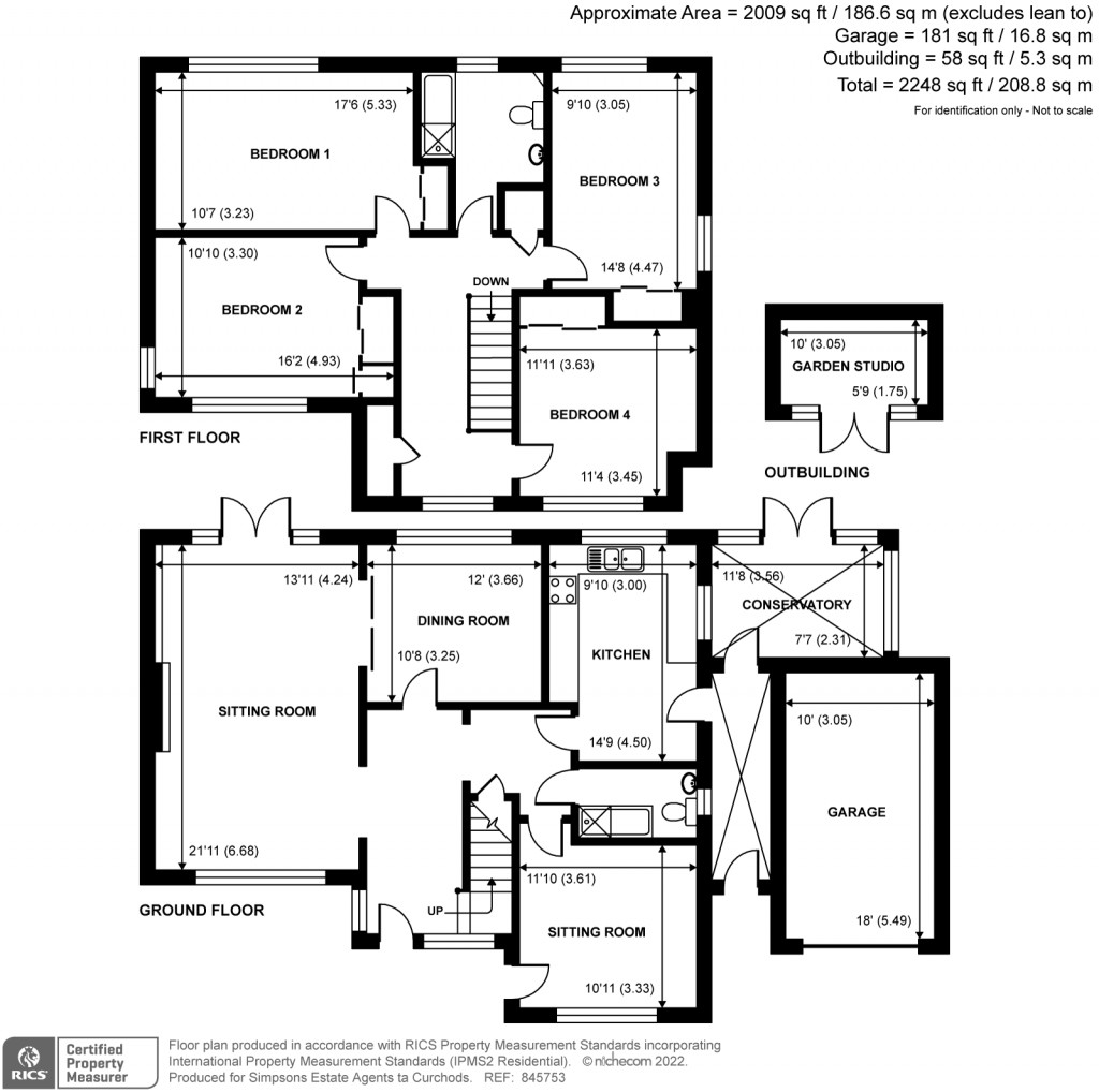 Floorplans For Flexford Road, Normandy, Guildford, GU3