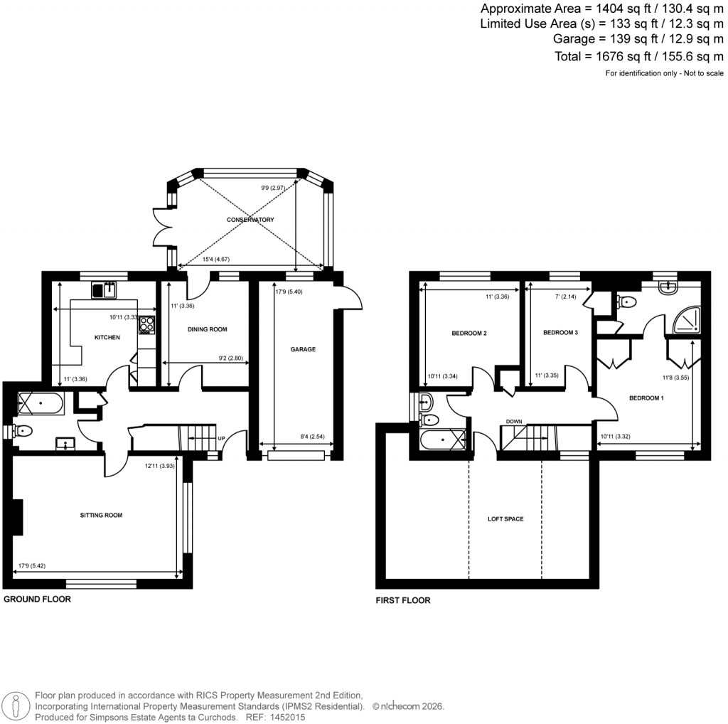 Floorplans For Dagden Road, Shalford, Surrey