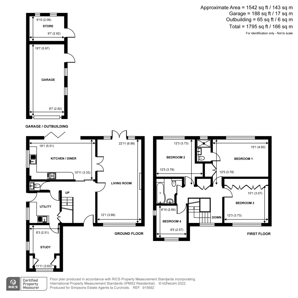 Floorplans For Springhaven Close, Guildford, GU1