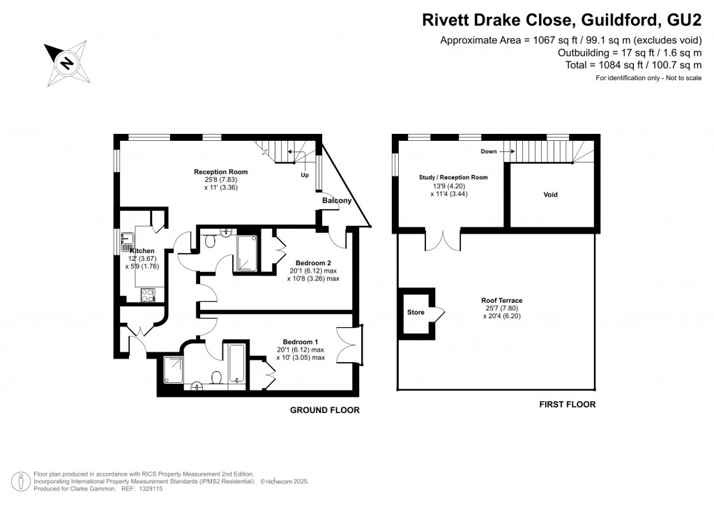 Floorplans For Rivett Drake Close, Guildford, Surrey