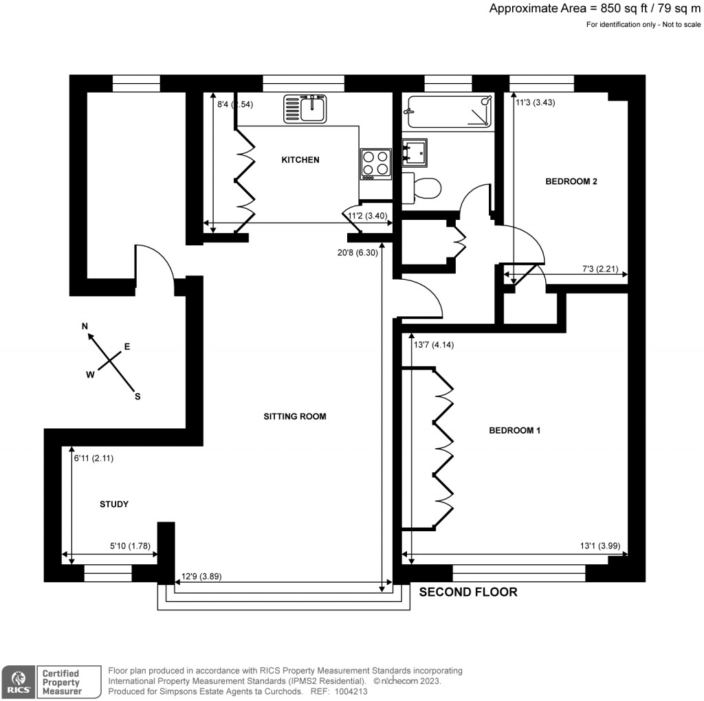 Floorplans For St Margarets, London Road, Guildford, GU1