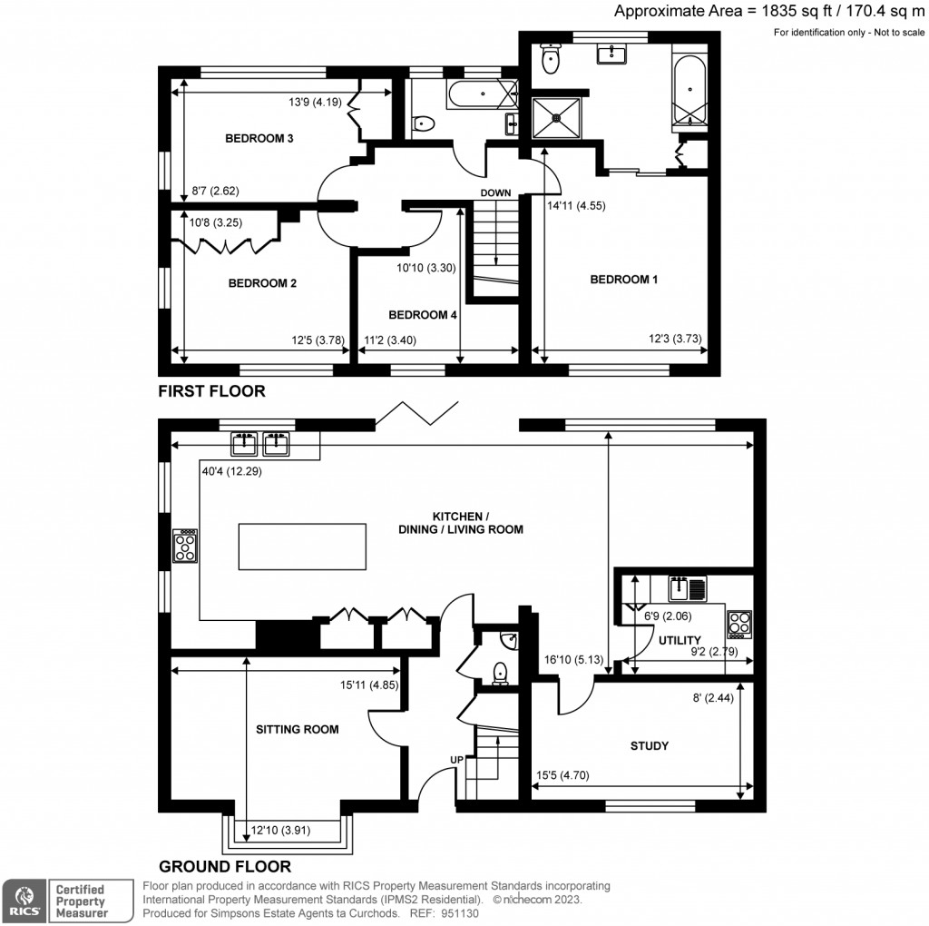 Floorplans For St. Mildreds Road, Guildford, GU1