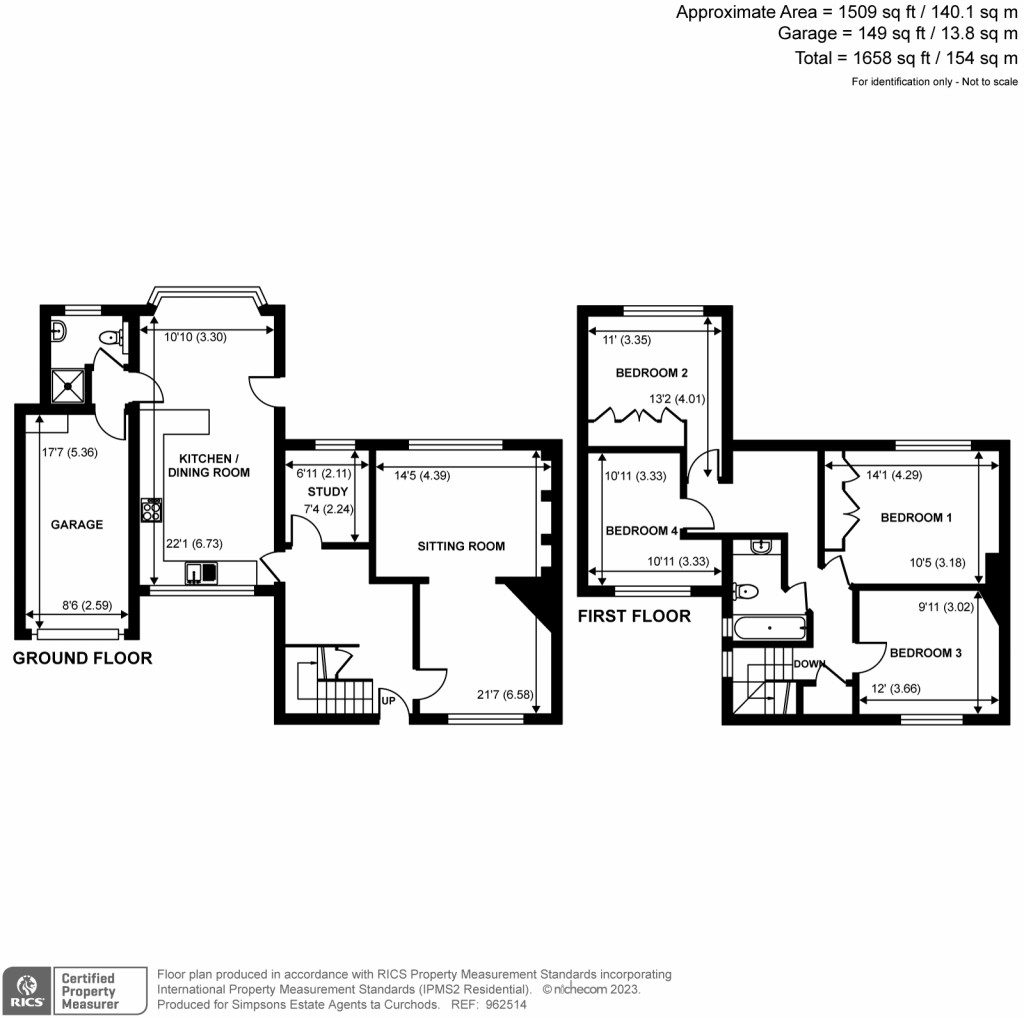 Floorplans For Elmside, Guildford, GU2
