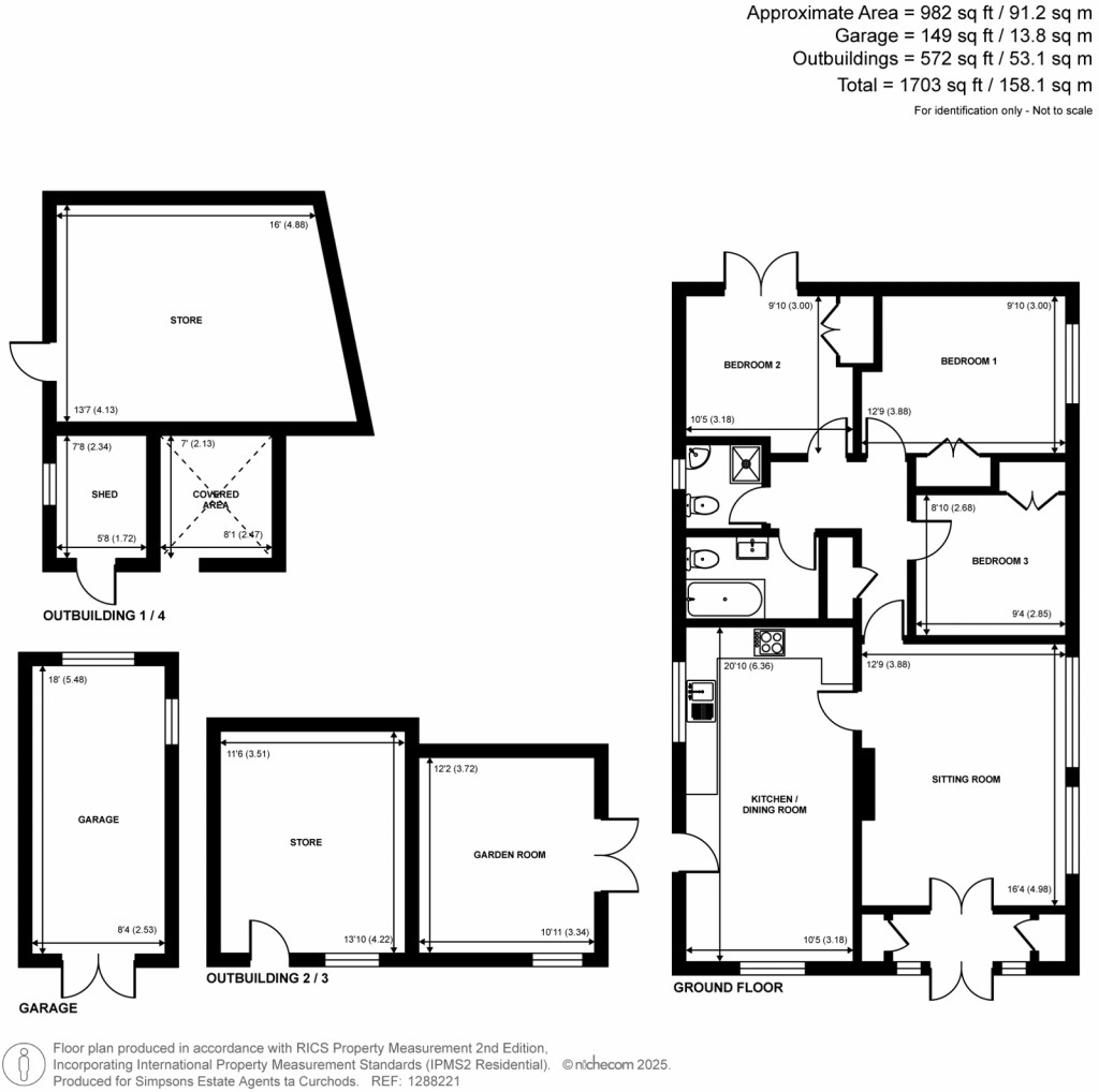 Floorplans For Wanborough, Guildford, Surrey
