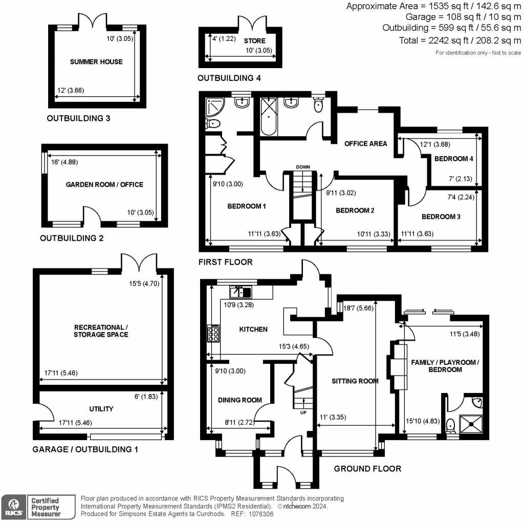 Floorplans For Guildford Road, Normandy, GU3