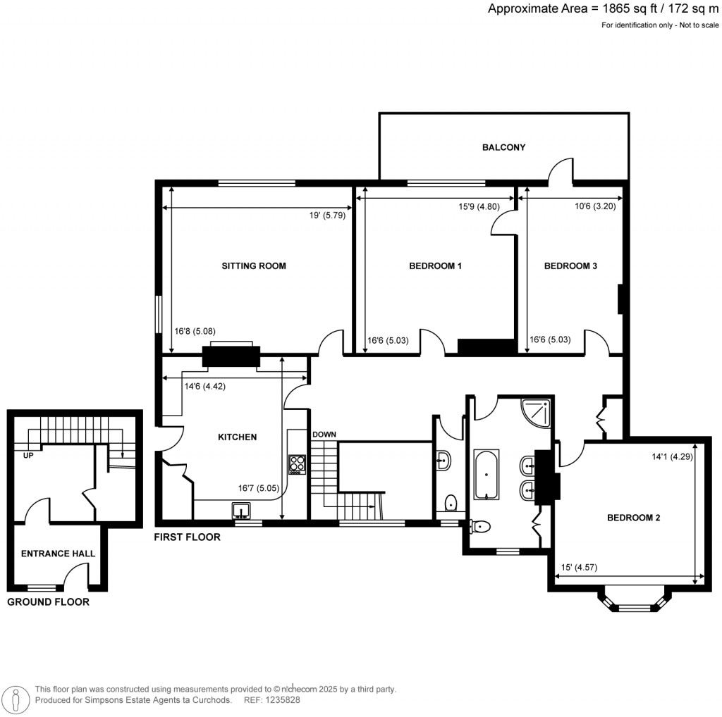Floorplans For Boxgrove Road, Guildford, Surrey