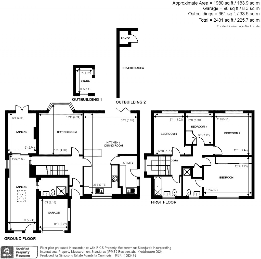 Floorplans For Guildford Road, Normandy, GU3