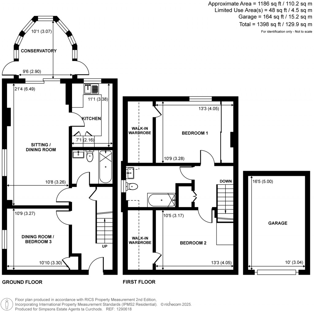 Floorplans For Chestnut Avenue, Guildford, Surrey