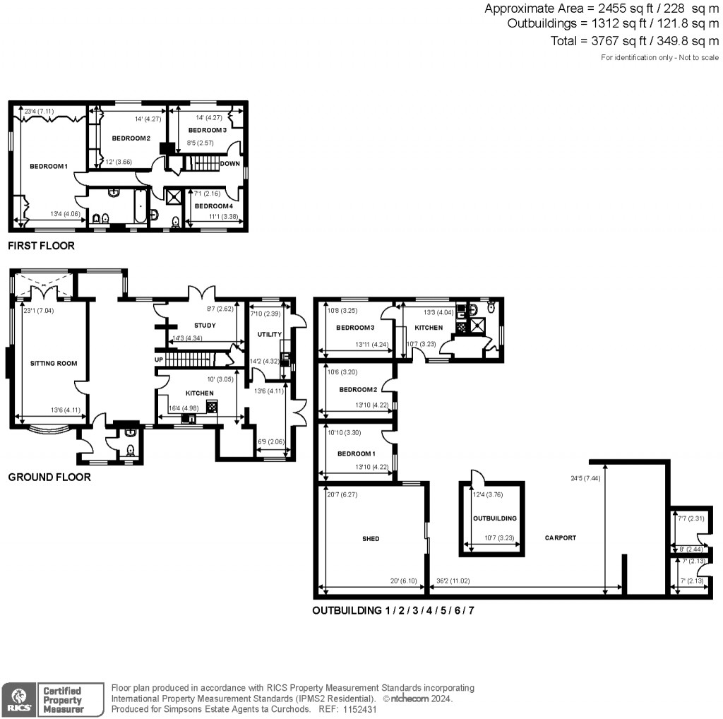 Floorplans For White Hart Lane, Wood Street Village, Guildford, GU3