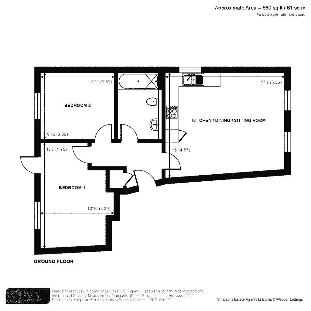 Floorplans For Queens Road, Guildford, GU1