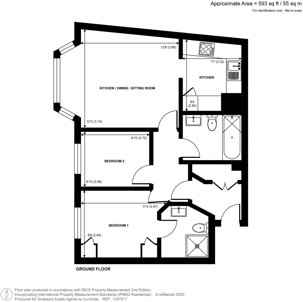 Floorplans For Sydenham Road, Guildford, Surrey