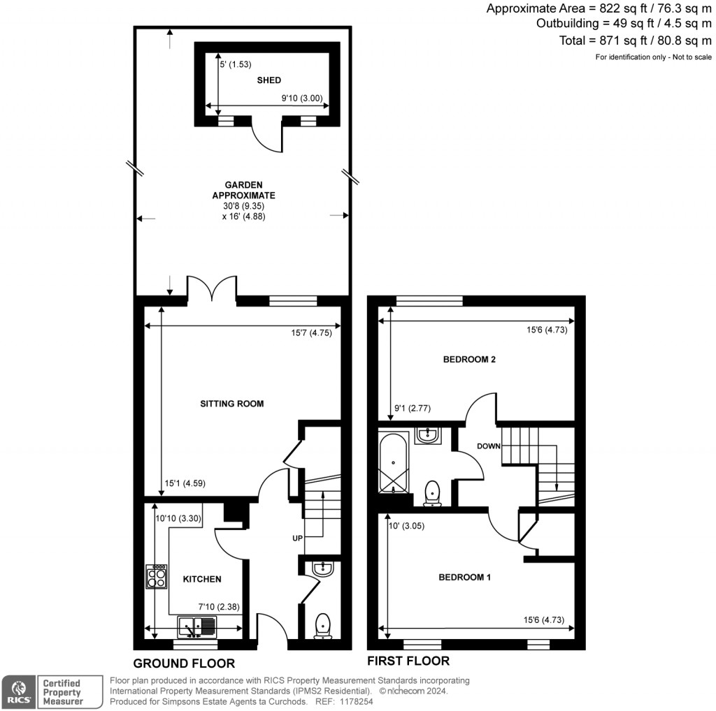 Floorplans For Rivett Drake Close, Guildford, Surrey