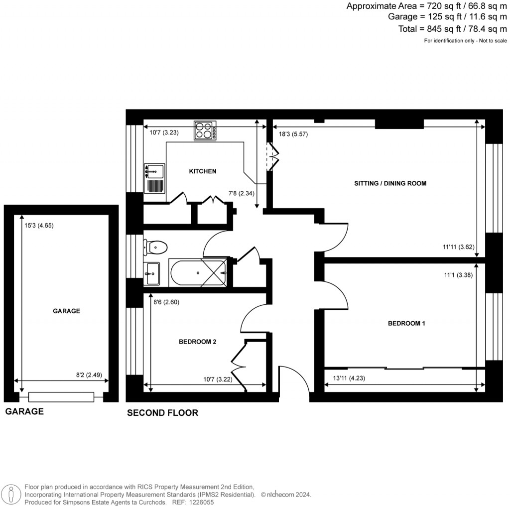 Floorplans For Grosvenor Court, Burpham, Guildford, Surrey