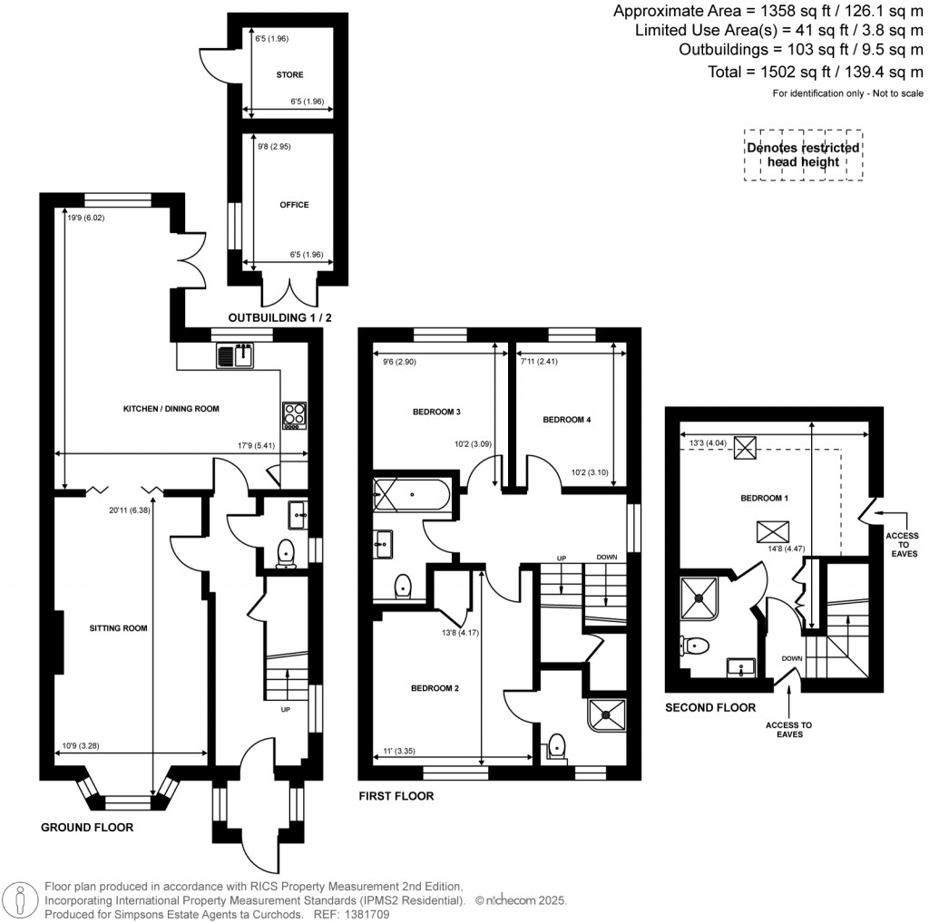 Floorplans For Burpham, Guildford, Surrey