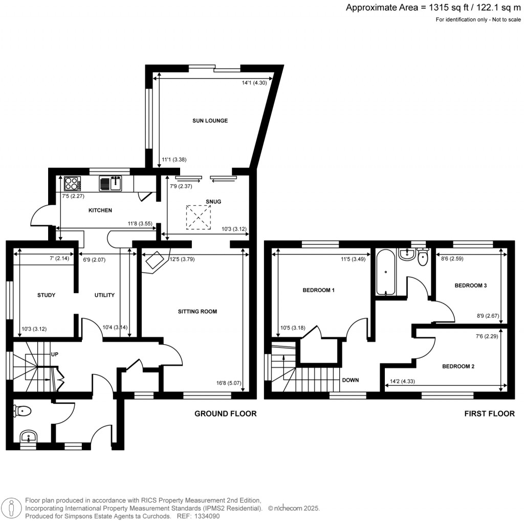 Floorplans For Stag Hill, Guildford, Surrey