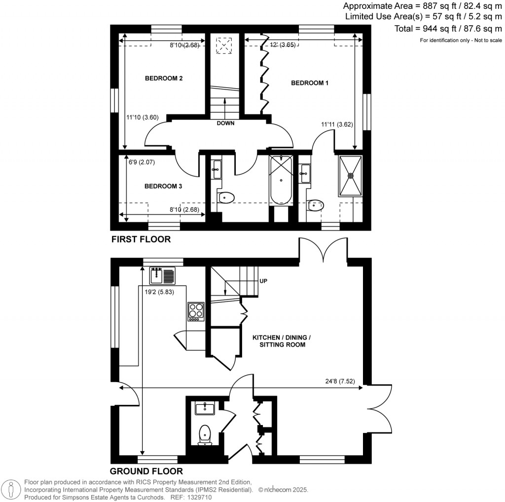 Floorplans For Guildford Road, Normandy, Surrey