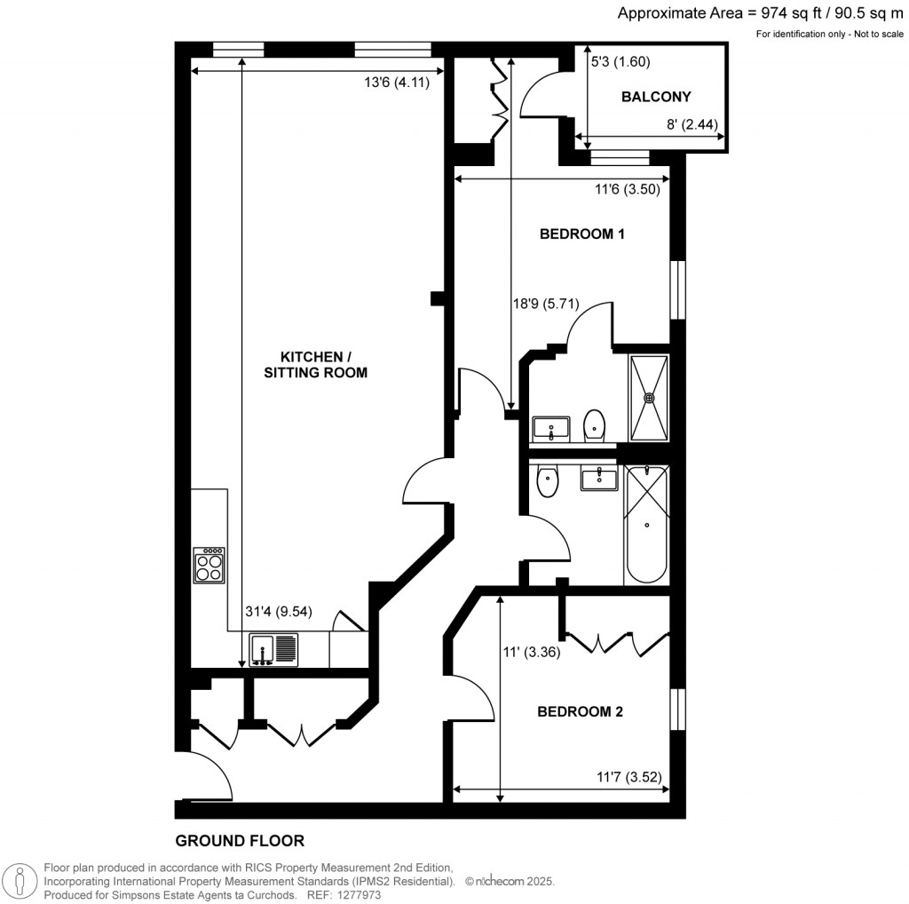 Floorplans For Martyr Road, Guildford, Surrey