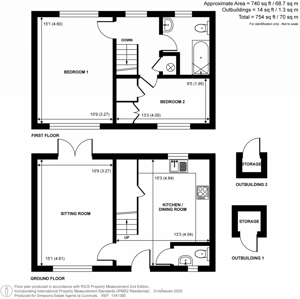 Floorplans For Bramley, Guildford, Surrey