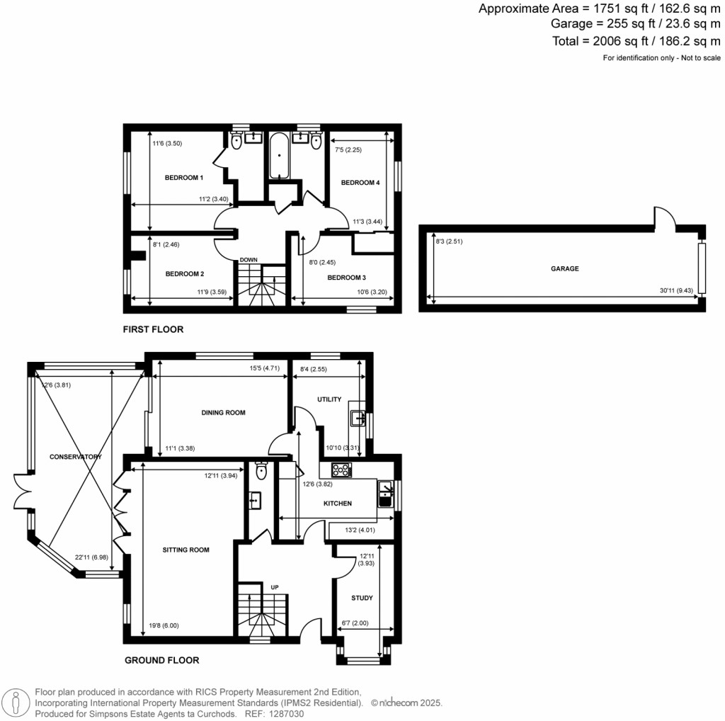 Floorplans For Hurley Gardens, Guildford, GU4
